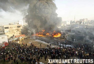 以军空袭加沙地带约100个武装目标