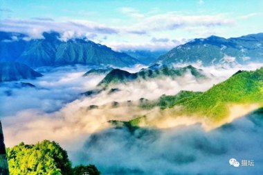 华为手机怎么拍摄云海