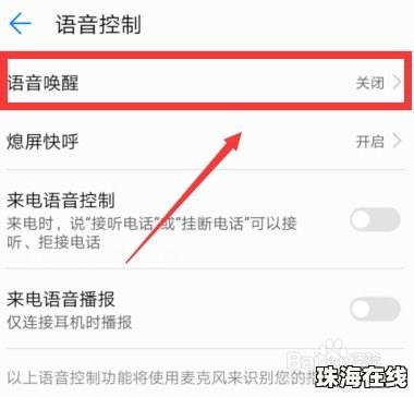 怎么控制华为手机语音