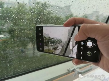 华为手机怎么拍出雨滴