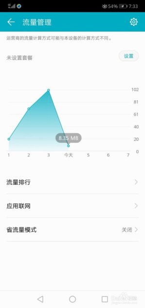 华为手机怎么查询流量