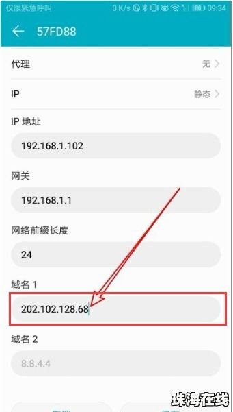 华为手机怎么该dns