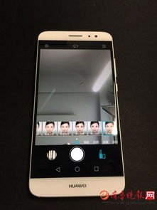 华为手机自拍怎么按