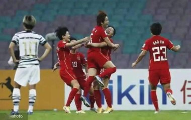 中国女足2-2韩国队遭“绝平”