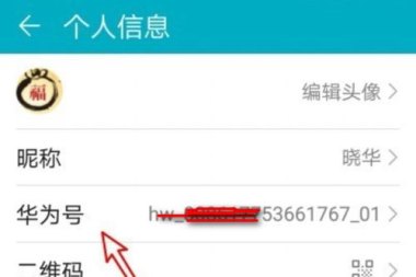 华为手机账号怎么查询