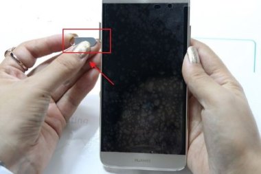 怎么打开华为手机盖