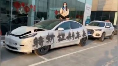 特斯拉车顶维权女车主被判赔17万