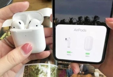 华为手机怎么airpods电量