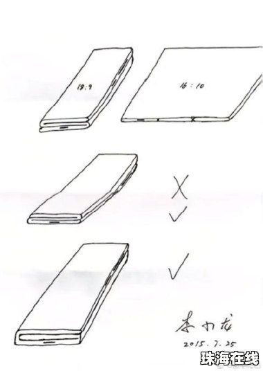 华为折叠手机怎么画