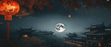 华为手机怎么排圆月