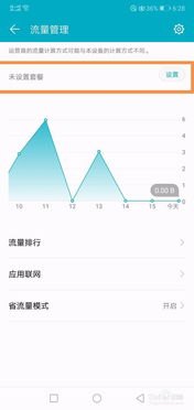 华为手机怎么流量总量