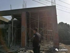 自建楼拆除时轰然倒塌 挖掘机被砸中