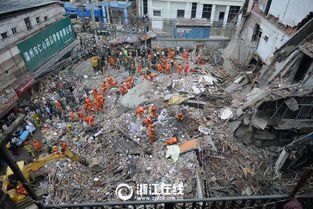 自建楼拆除时轰然倒塌 挖掘机被砸中