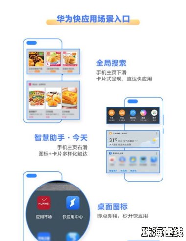 华为手机怎么快应用