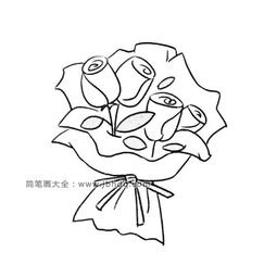 华为手机怎么画花束