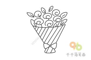华为手机怎么画花束