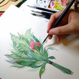 华为手机怎么画花束