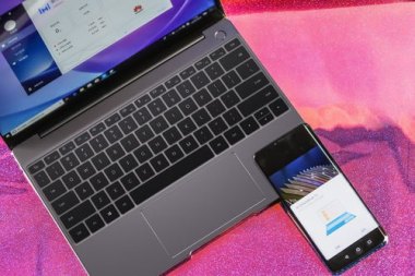 华为手机怎么与华为matebook连接