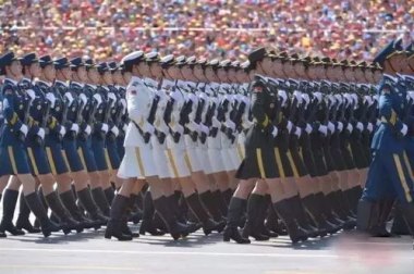 9.3阅兵彩排官宣画面 仪仗队换装191