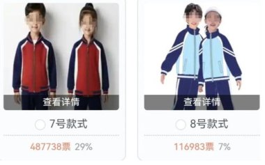 “1小时涨几万”如此票选校服无意义