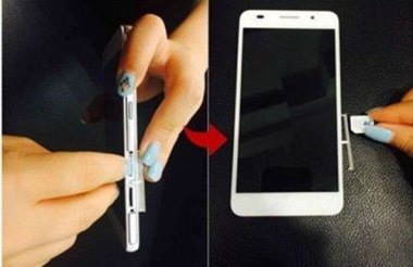 怎么取下华为手机卡槽