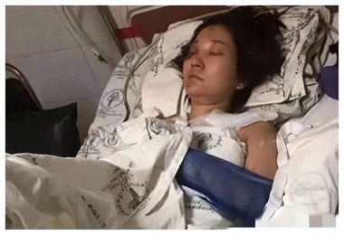 印度孕妇被丈夫残害